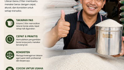 Literan beras 2Liter
